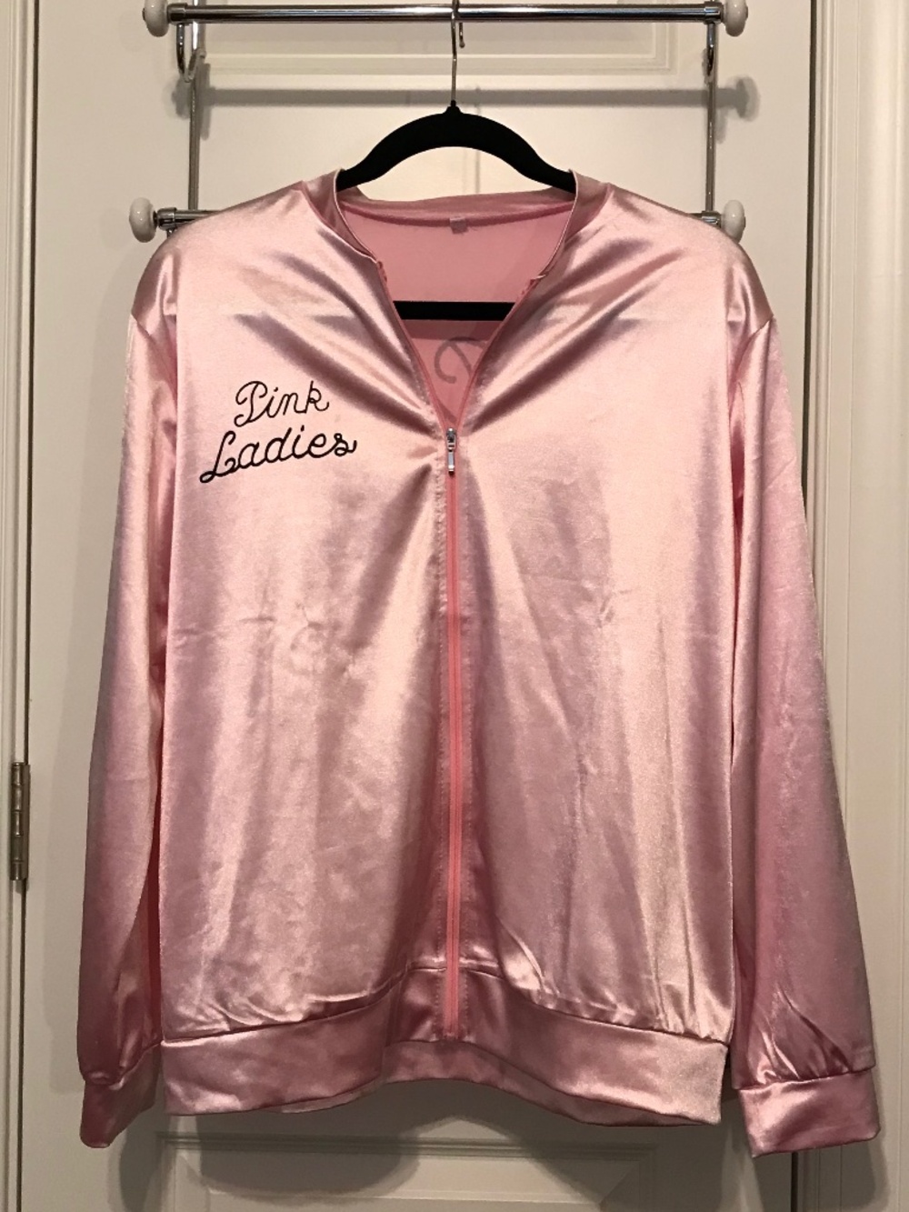 “Pink Ladies” costume zip up long sleeve jacket from Grease (L)